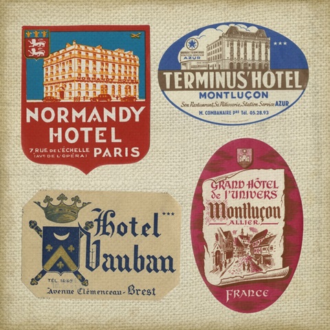 Vintage Travel Collage III