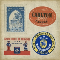 Vintage Travel Collage IV