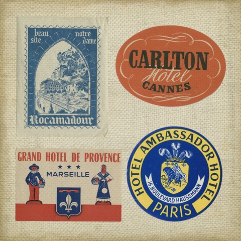 Vintage Travel Collage IV