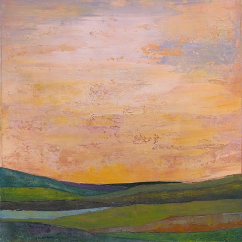 Vivid Layered Landscape I