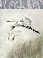 Waterbirds in Mist II