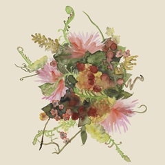 Watercolor Floral Spray II