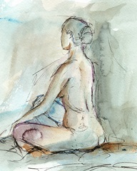 Watercolor Gesture Study II