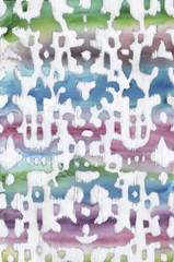 Watercolor Ikat I