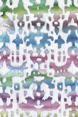 Watercolor Ikat I