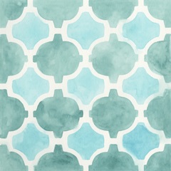 Watercolor Tile II