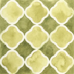 Watercolor Tile IV