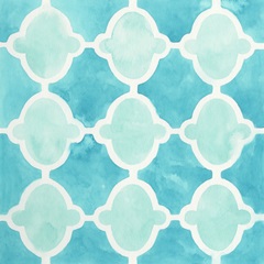 Watercolor Tile VI
