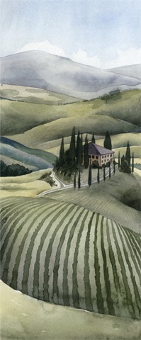 Watercolor Tuscany II