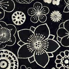 Silver Floral Cascade I