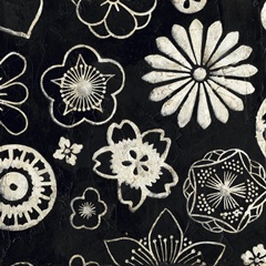 Silver Floral Cascade II