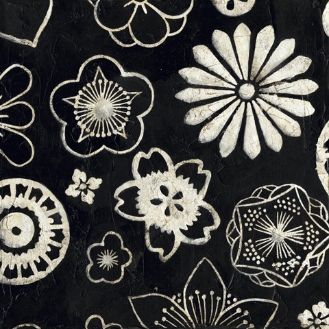 Silver Floral Cascade II