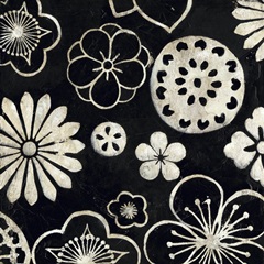 Silver Floral Cascade III