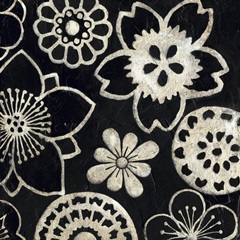 Silver Floral Cascade IV