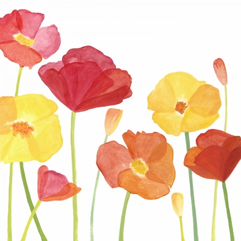 Simply Poppies I