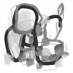 Black and Grey Pendulum I