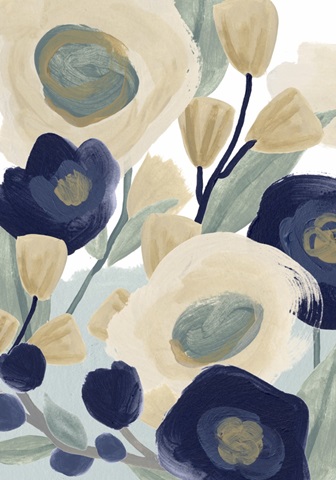 Blue Poppy Cascade Collection B