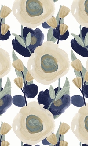 Blue Poppy Cascade Collection E