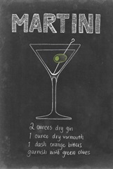 Chalkboard Cocktails Collection F
