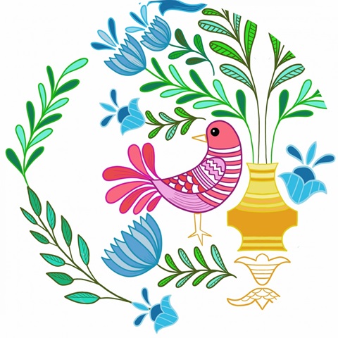 Folk Bird Collection C