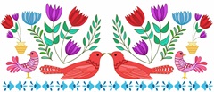 Folk Bird Collection D