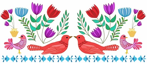 Folk Bird Collection D