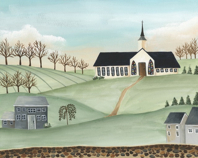 Folk Church Scene II