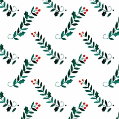 Folk Snowman Forest Collection F