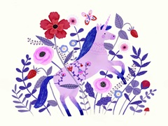 Folk Unicorn Collection A