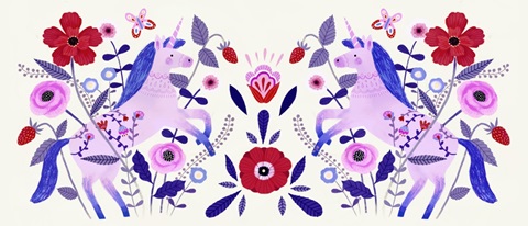 Folk Unicorn Collection D