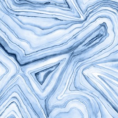 Indigo Agate Abstract I