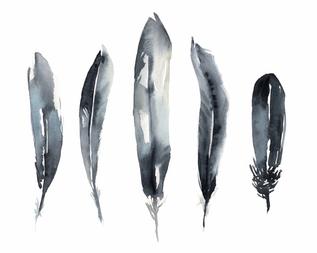 Indigo Feathers II