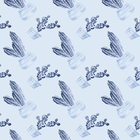 Indigo Succulent Collection G