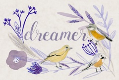 Meander in Violet Collection A