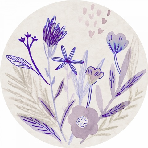 Meander in Violet Collection C