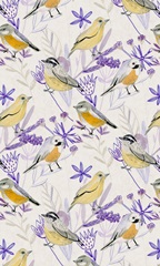 Meander in Violet Collection E