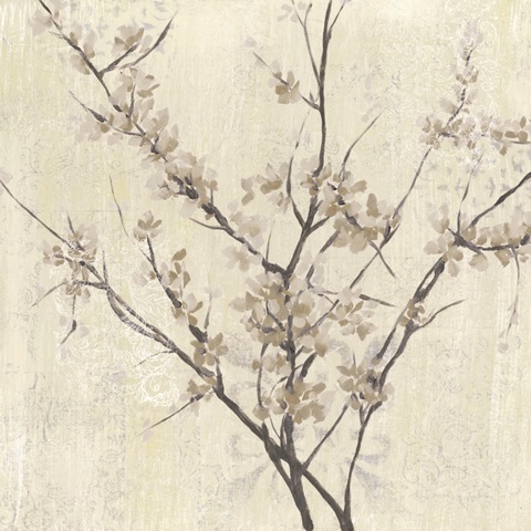 Neutral Blossoms on Cream I