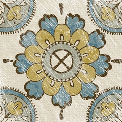 Non-Embellished Batik Square I