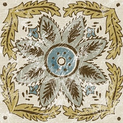 Non-Embellished Batik Square IV