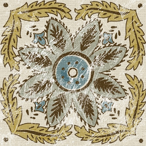 Non-Embellished Batik Square IV