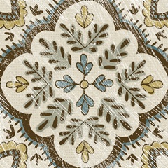 Non-Embellished Batik Square IX