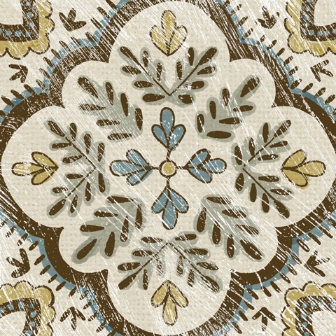 Non-Embellished Batik Square IX