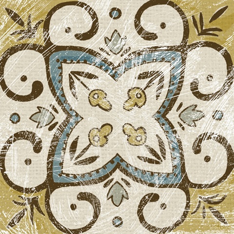 Non-Embellished Batik Square VI