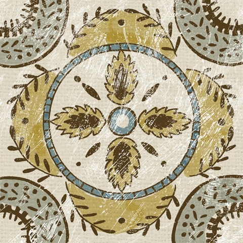 Non-Embellished Batik Square VII