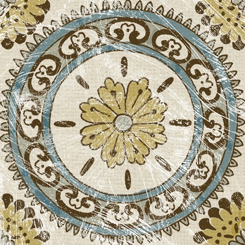 Non-Embellished Batik Square VIII