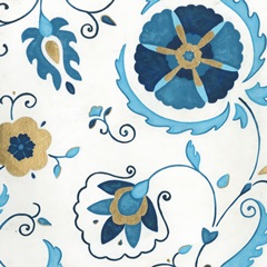 Non-Embellished Gilded Indigo II