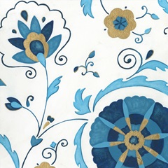 Non-Embellished Gilded Indigo IV