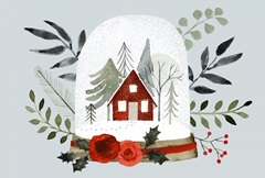 Snow Globe Village Collection A