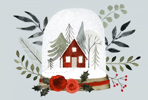 Snow Globe Village Collection A