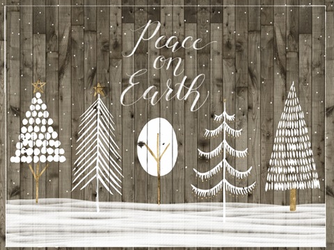 Wooded White Christmas Collection A